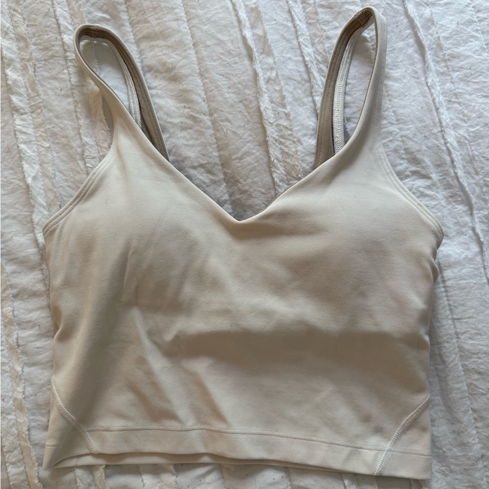 White Lululemon Align Tank Size 2